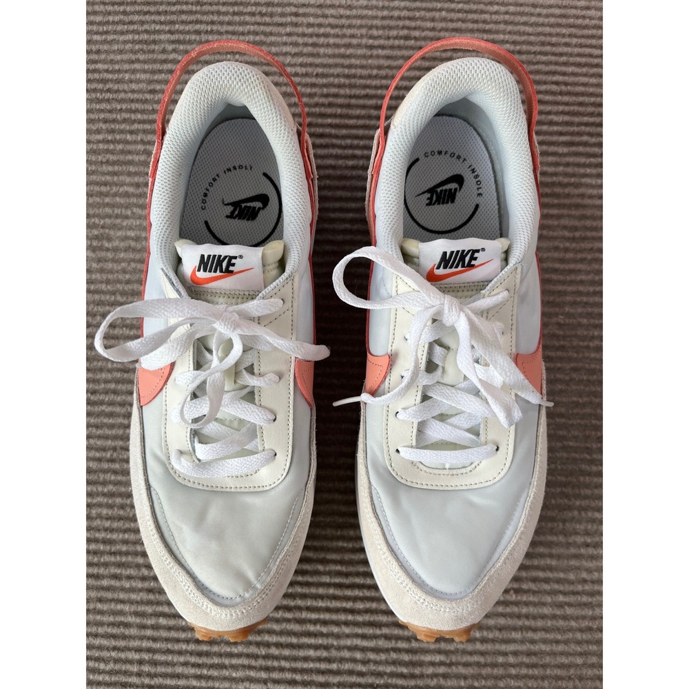 Nike Waffle Debut Womens Sneakers White Madder Root Coral Retro Running Size 11